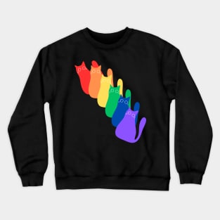 Rainbow Cats Crewneck Sweatshirt
